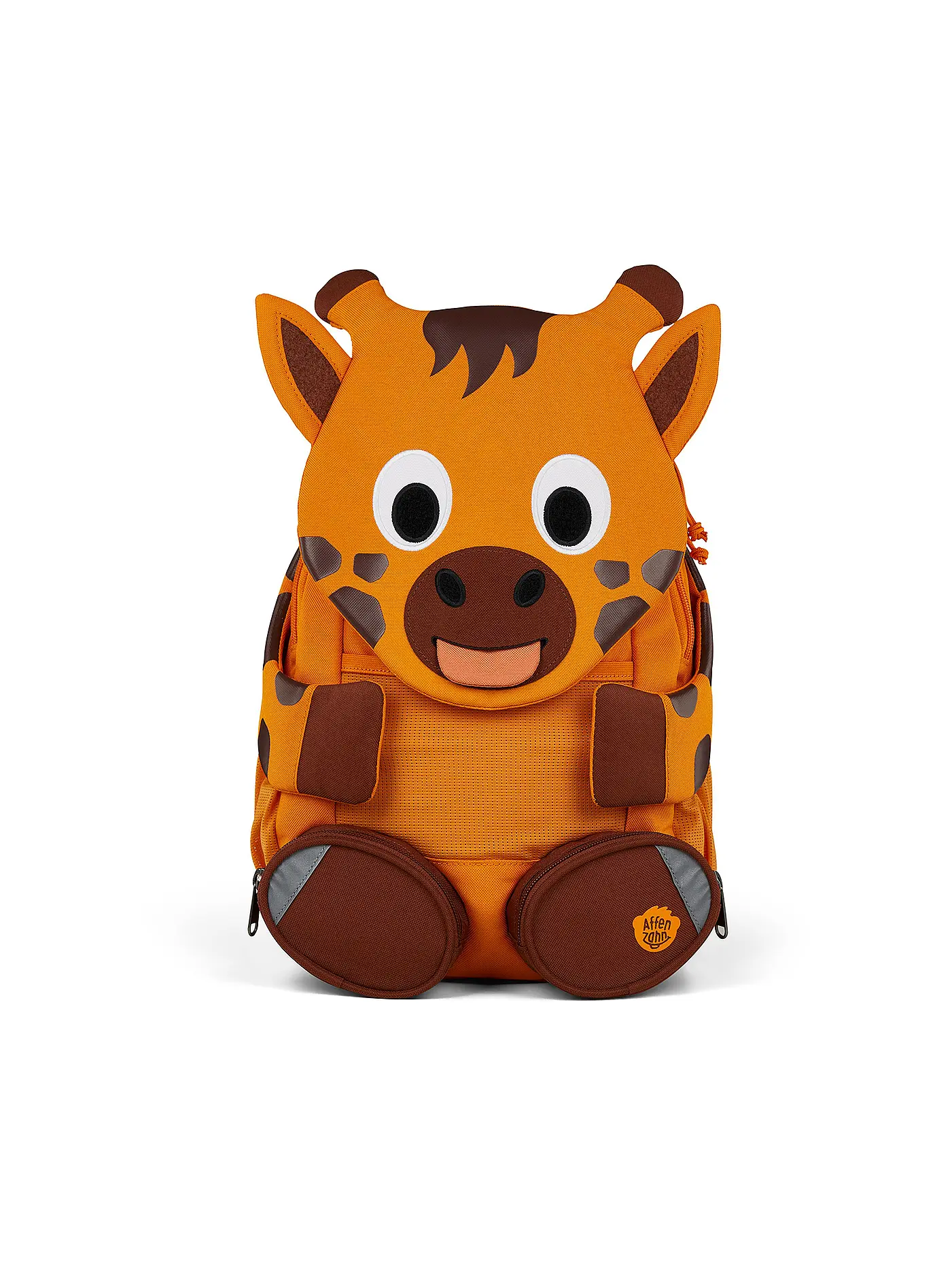AFFENZAHN | Kinder Rucksack Große Freunde - Giraffe | orange