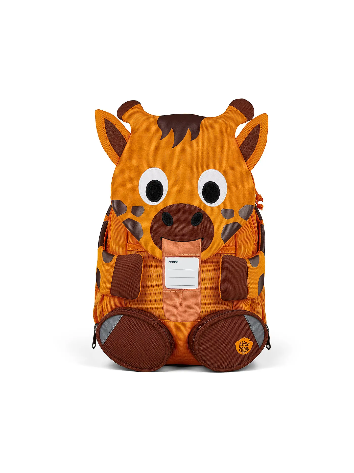 AFFENZAHN | Kinder Rucksack Große Freunde - Giraffe | orange