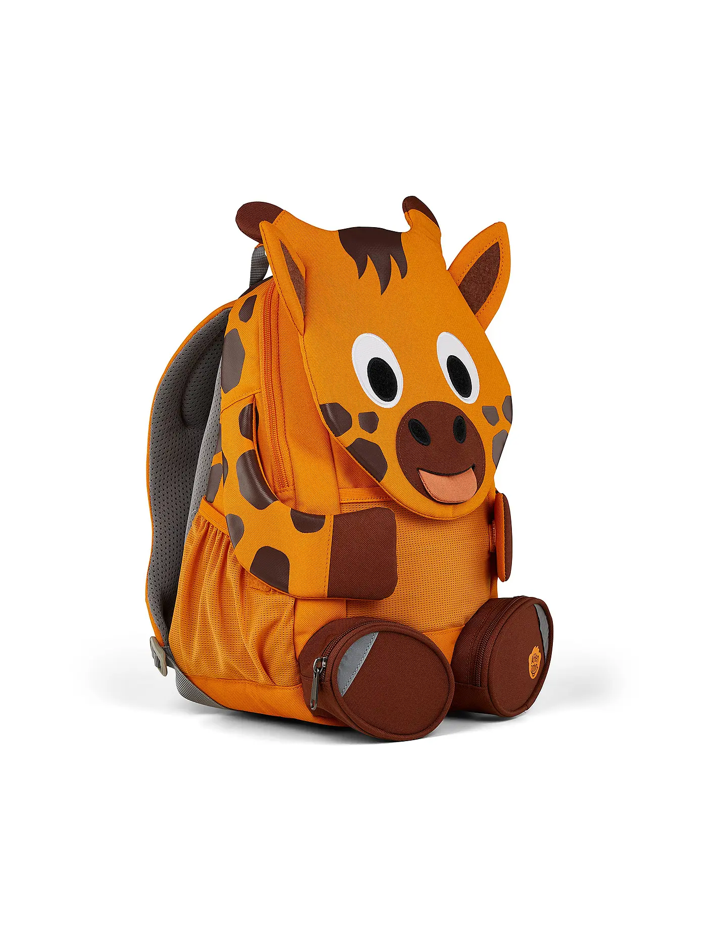 AFFENZAHN | Kinder Rucksack Große Freunde - Giraffe | orange