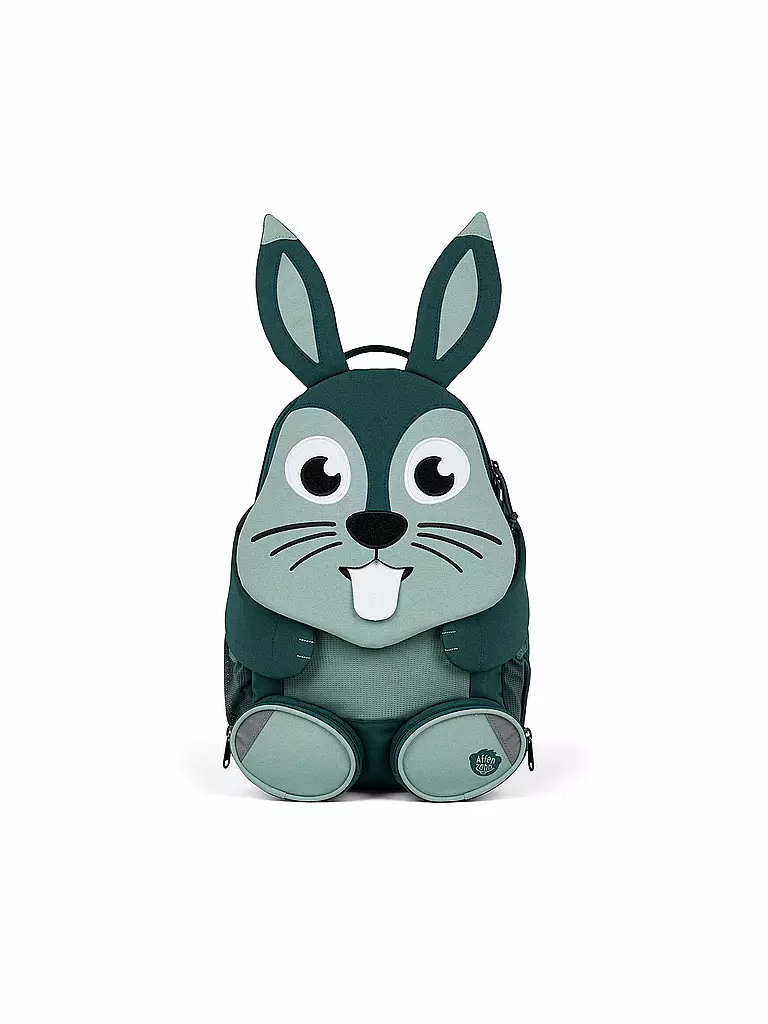 AFFENZAHN | Kinder Rucksack Große Freunde - Hase | grau