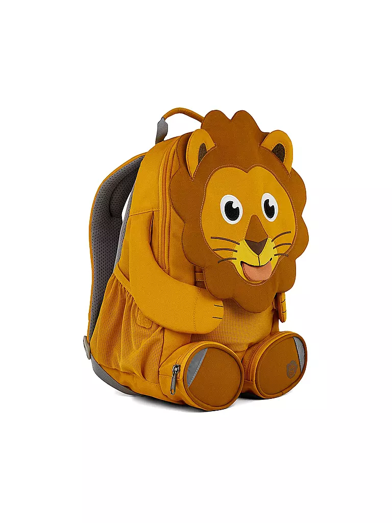 AFFENZAHN | Kinder Rucksack Große Freunde - Löwe | orange