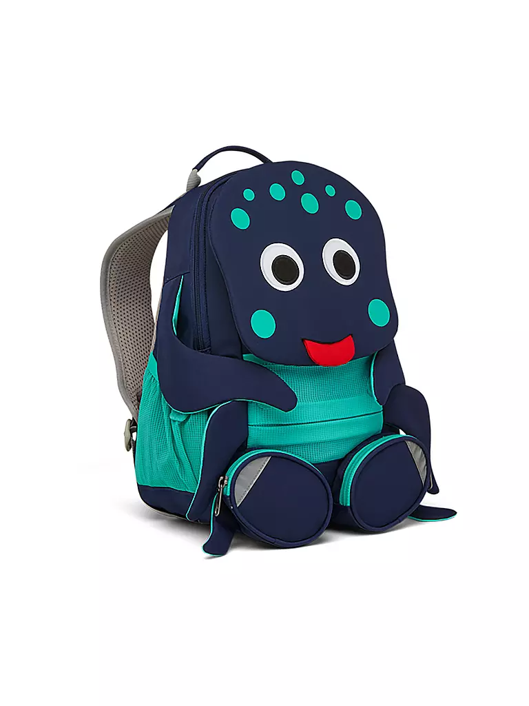 AFFENZAHN | Kinder Rucksack Große Freunde - Oktopus | blau