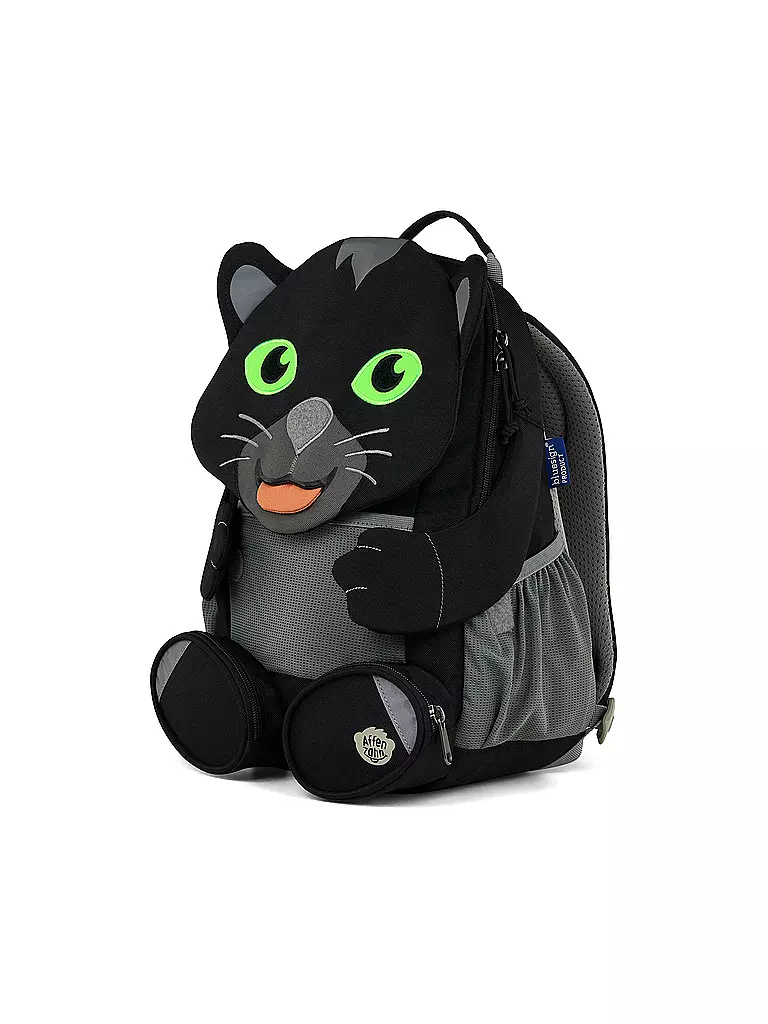 AFFENZAHN | Kinder Rucksack Große Freunde - Panther | hellblau