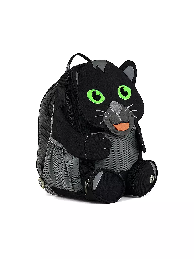 AFFENZAHN | Kinder Rucksack Große Freunde - Panther | hellblau
