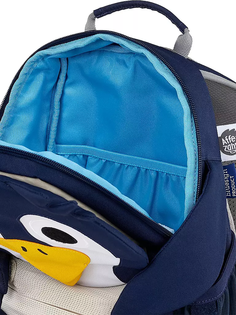 AFFENZAHN | Kinder Rucksack Große Freunde - Pinguin | dunkelblau