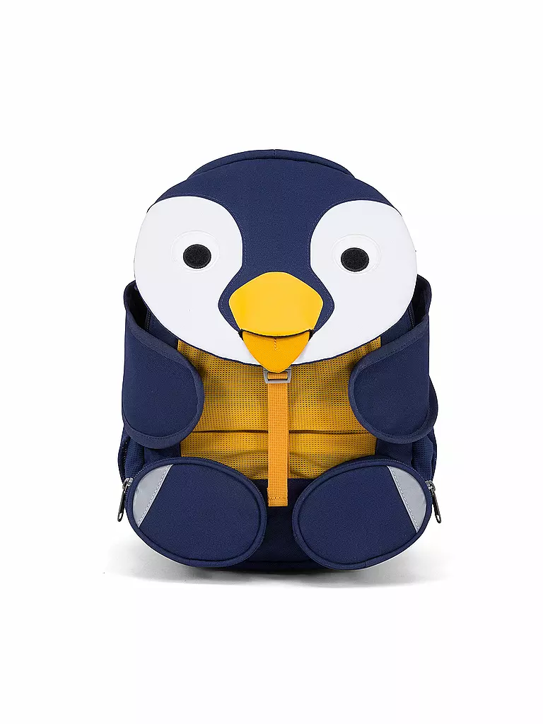 AFFENZAHN | Kinder Rucksack Große Freunde - Polly Pinguin | blau