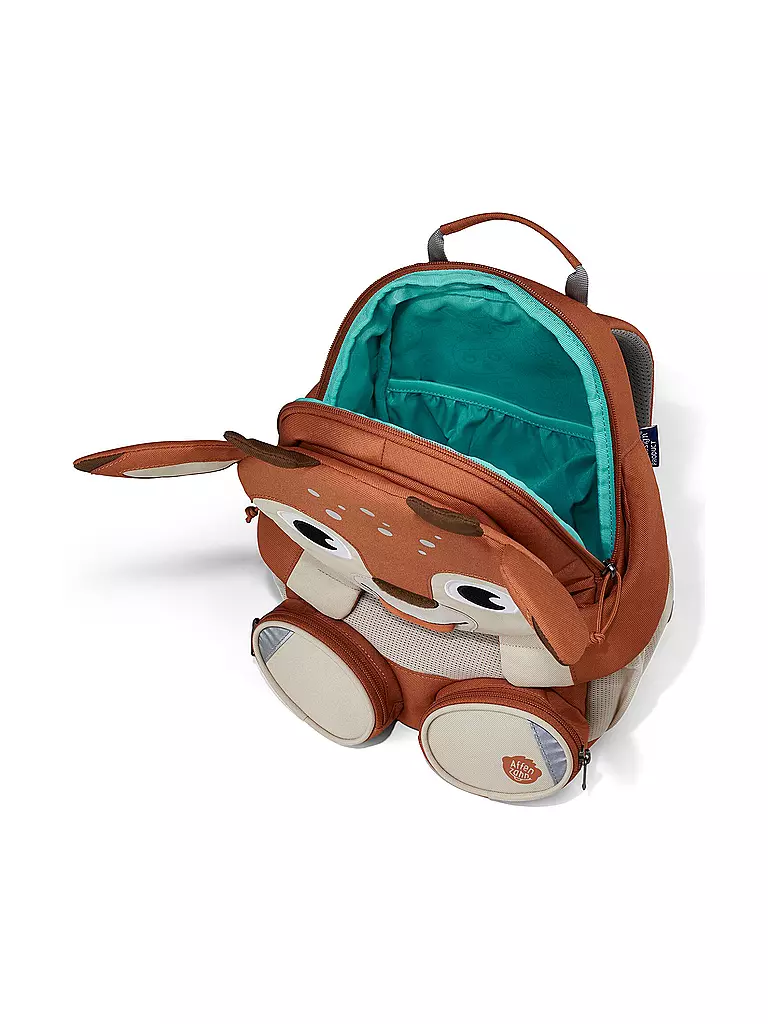 AFFENZAHN | Kinder Rucksack Große Freunde - Reh | orange