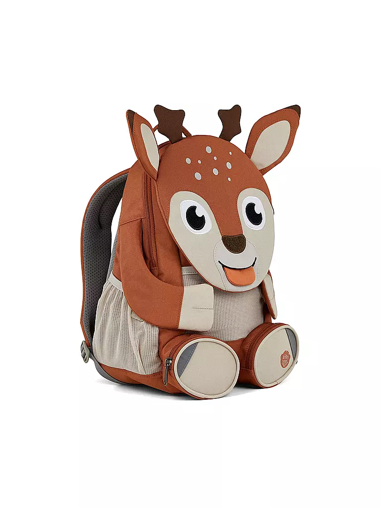AFFENZAHN | Kinder Rucksack Große Freunde - Reh | orange
