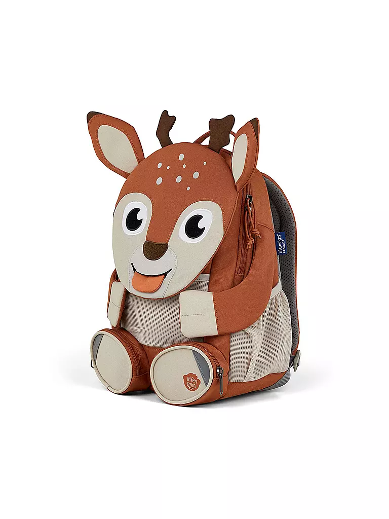 AFFENZAHN | Kinder Rucksack Große Freunde - Reh | orange