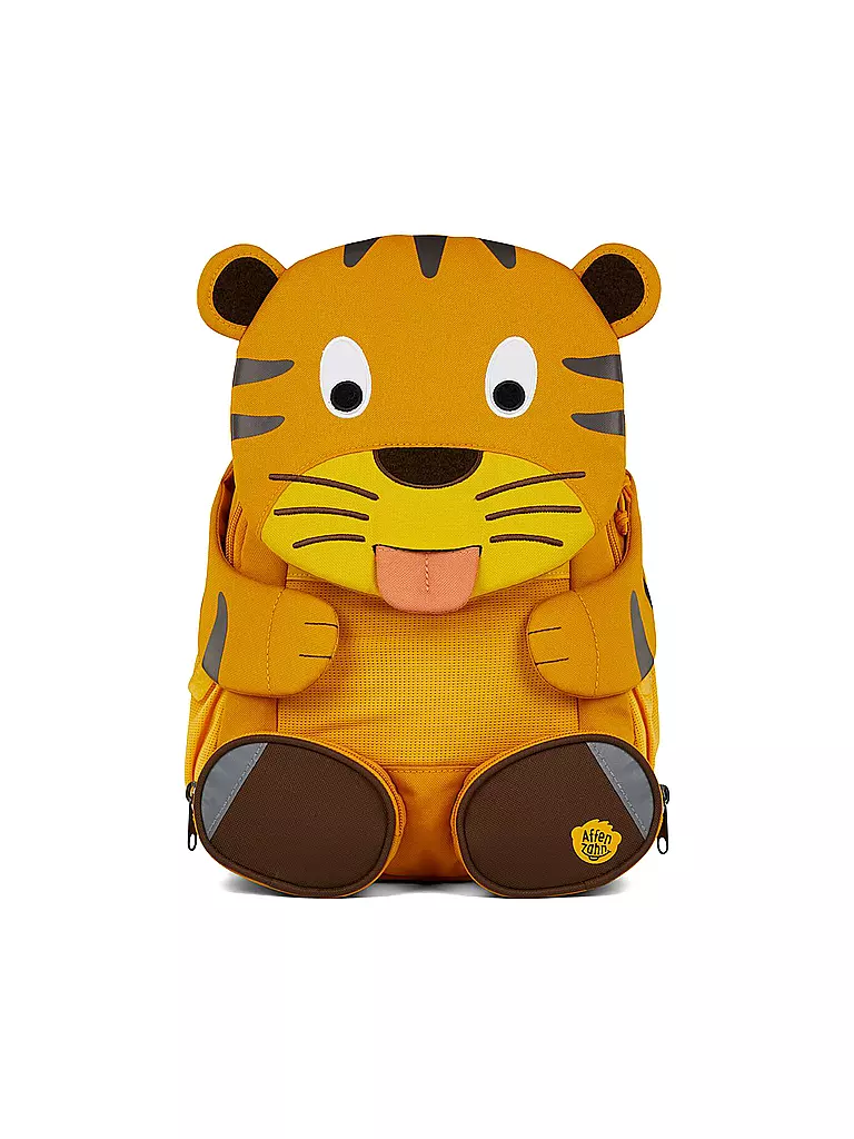 AFFENZAHN | Kinder Rucksack Große Freunde - Tiger | gelb