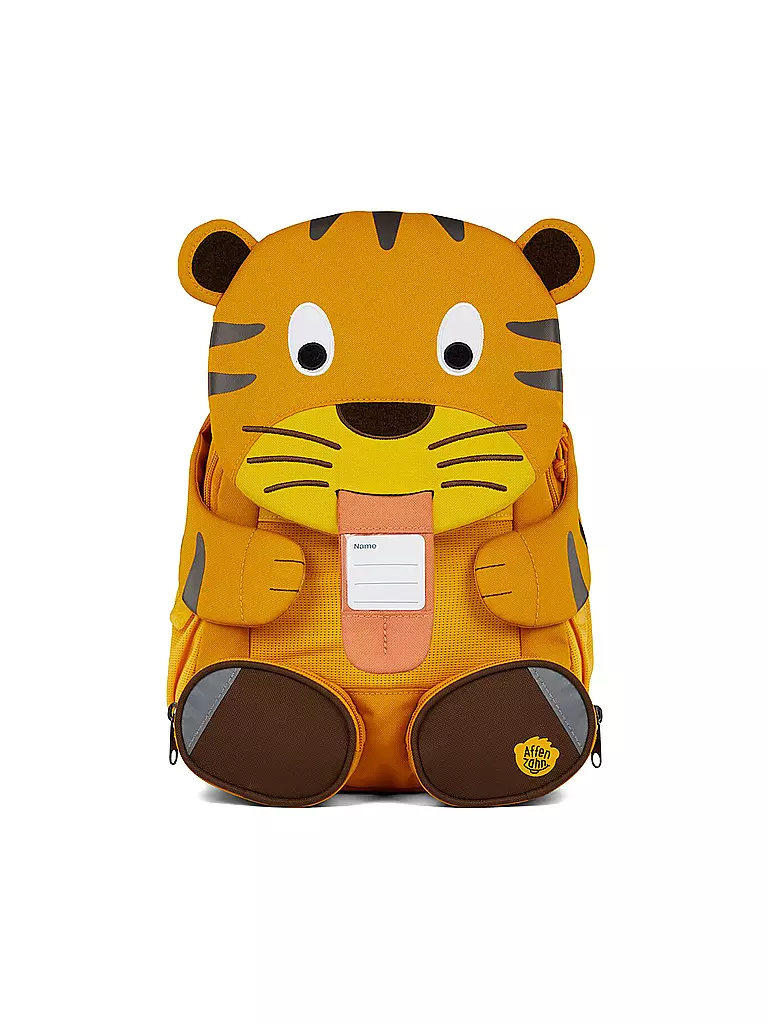 AFFENZAHN | Kinder Rucksack Große Freunde - Tiger | gelb