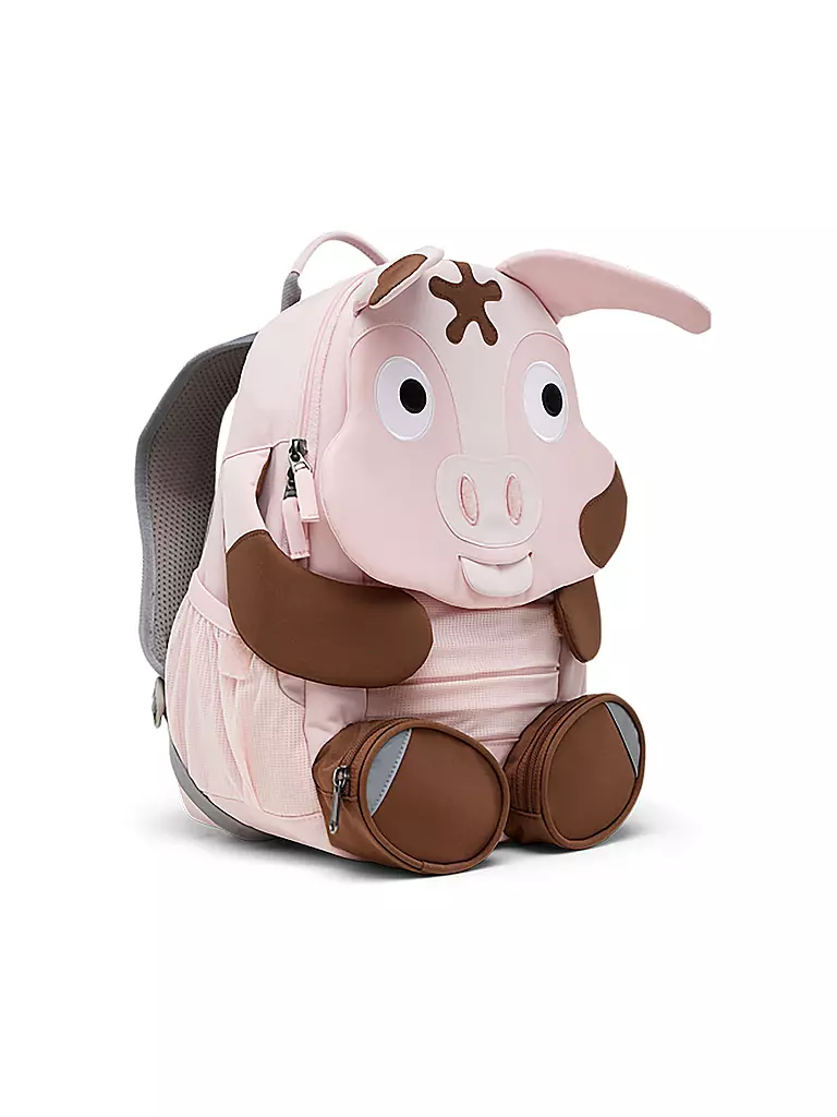 AFFENZAHN | Kinder Rucksack Große Freunde - Tonie Schwein | rosa