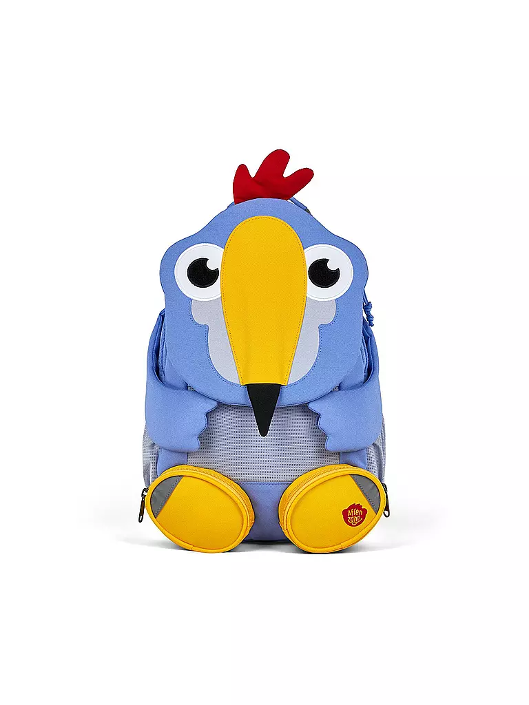 AFFENZAHN | Kinder Rucksack Große Freunde - Tukan | blau