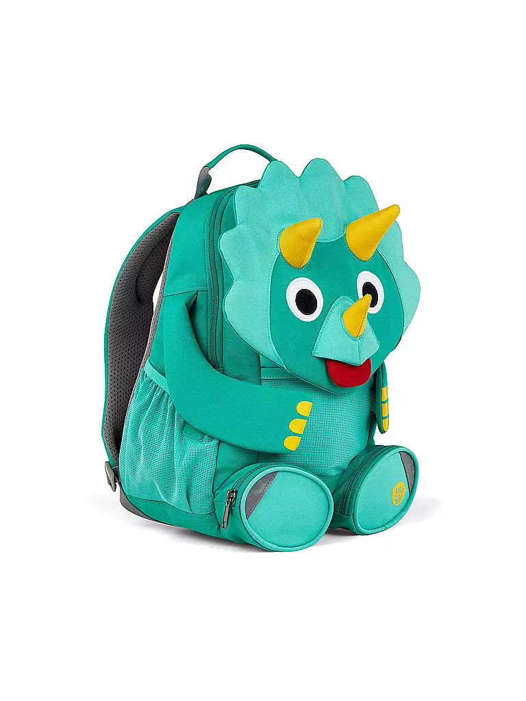 AFFENZAHN | Kinder Rucksack Großer Freund -  Dinosaurier | türkis