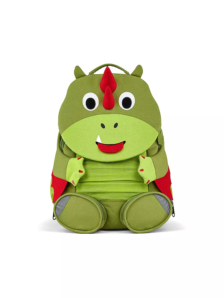 AFFENZAHN | Kinder Rucksack Großer Freund - Drache  | grün