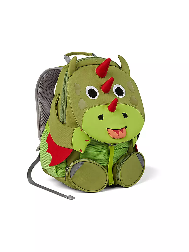 AFFENZAHN | Kinder Rucksack Großer Freund - Drache | grün