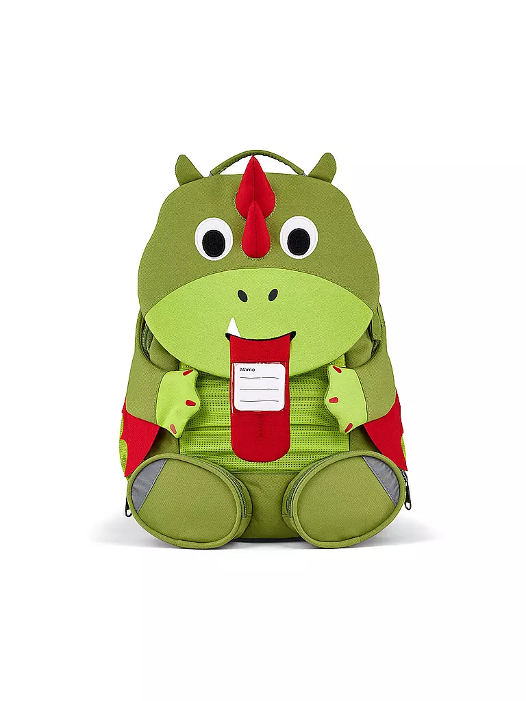 AFFENZAHN | Kinder Rucksack Großer Freund - Drache | blau