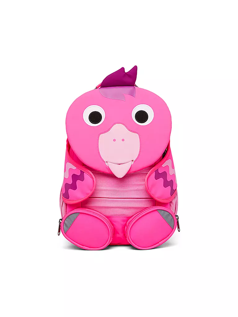 AFFENZAHN | Kinder Rucksack Großer Freund - Flamingo | pink