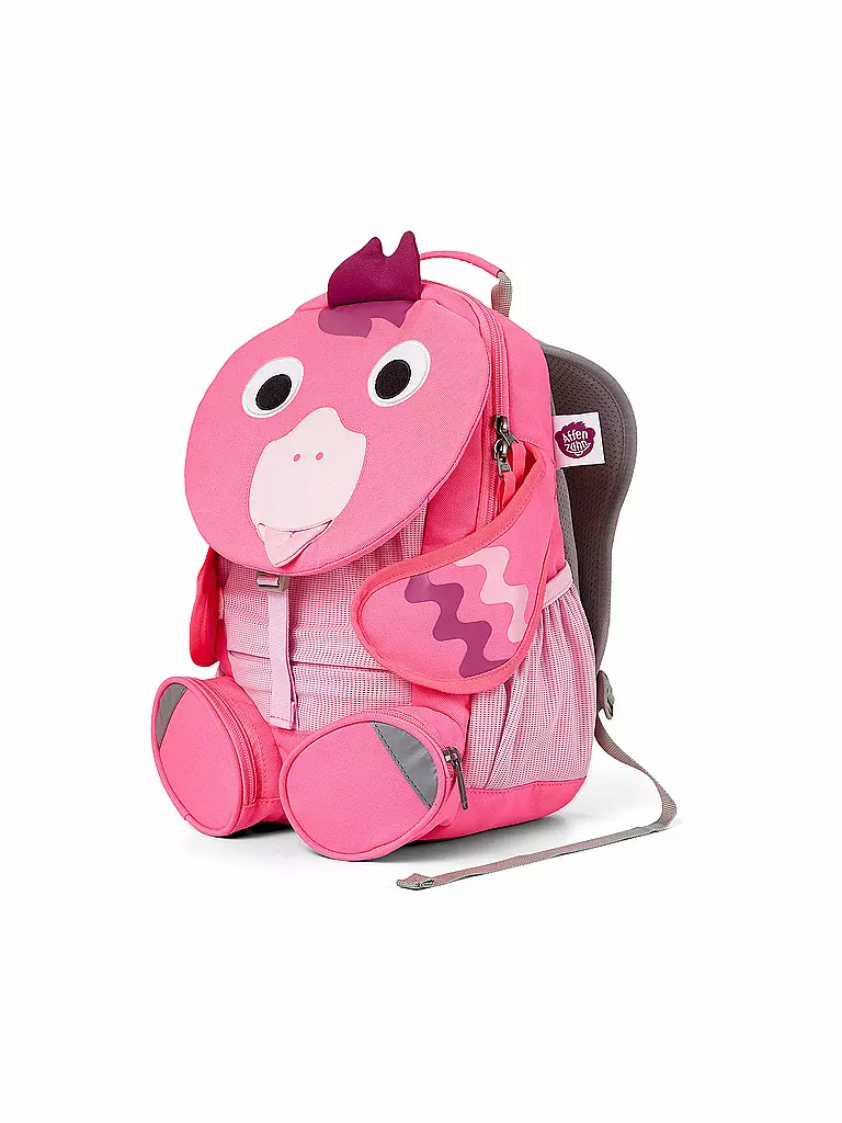 AFFENZAHN | Kinder Rucksack Großer Freund - Flamingo | pink