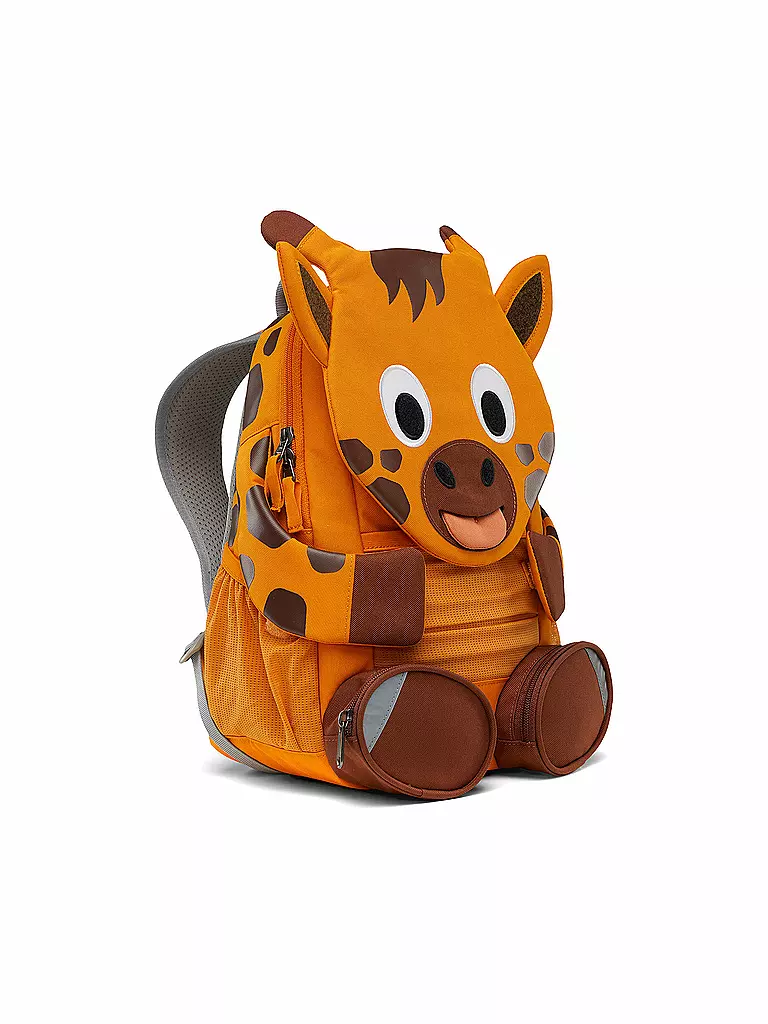 AFFENZAHN | Kinder Rucksack Großer Freund - Giraffe | orange