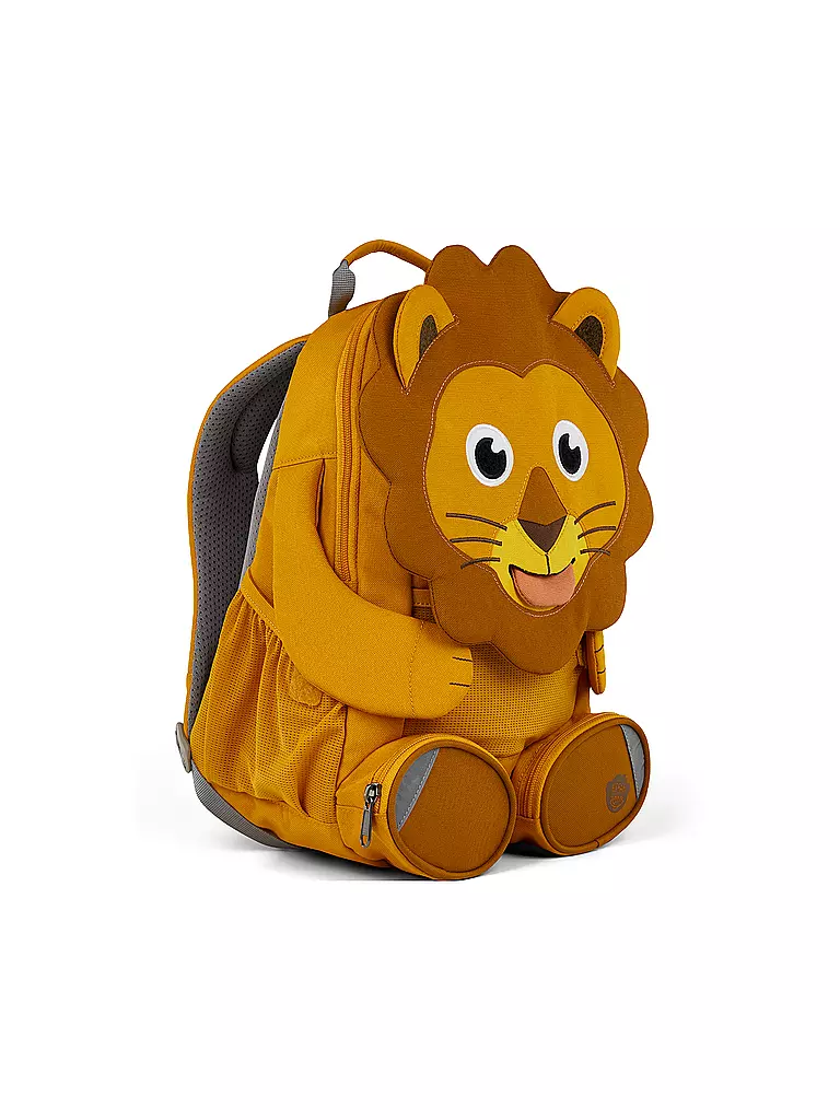 AFFENZAHN | Kinder Rucksack Großer Freund - Löwe | blau