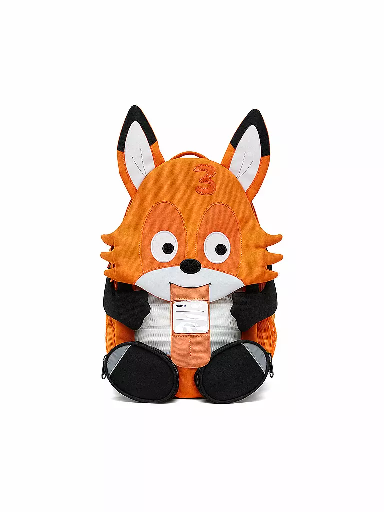 AFFENZAHN | Kinder Rucksack Großer Freund - Tonie Fuchs | orange