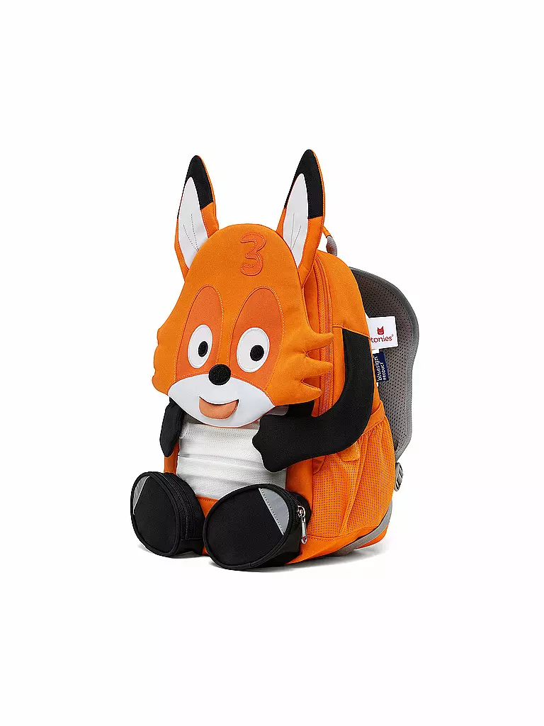 AFFENZAHN | Kinder Rucksack Großer Freund - Tonie Fuchs | orange