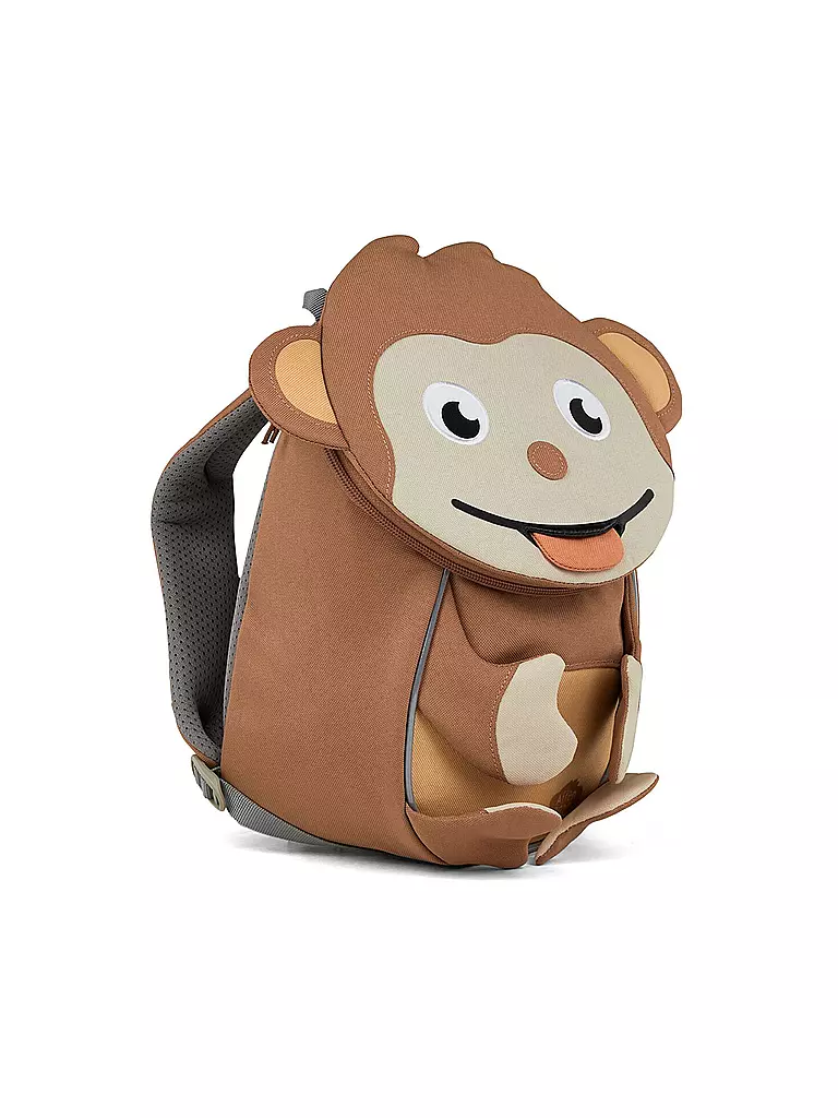 AFFENZAHN | Kinder Rucksack Kleine Freunde - Affe | braun
