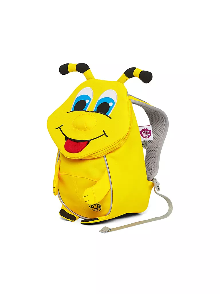 AFFENZAHN | Kinder Rucksack Kleine Freunde - Biene | gelb