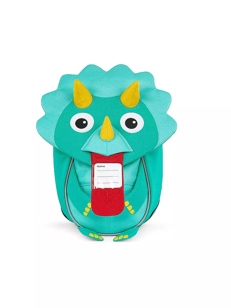 AFFENZAHN | Kinder Rucksack Kleine Freunde - Dinosaurier | grün