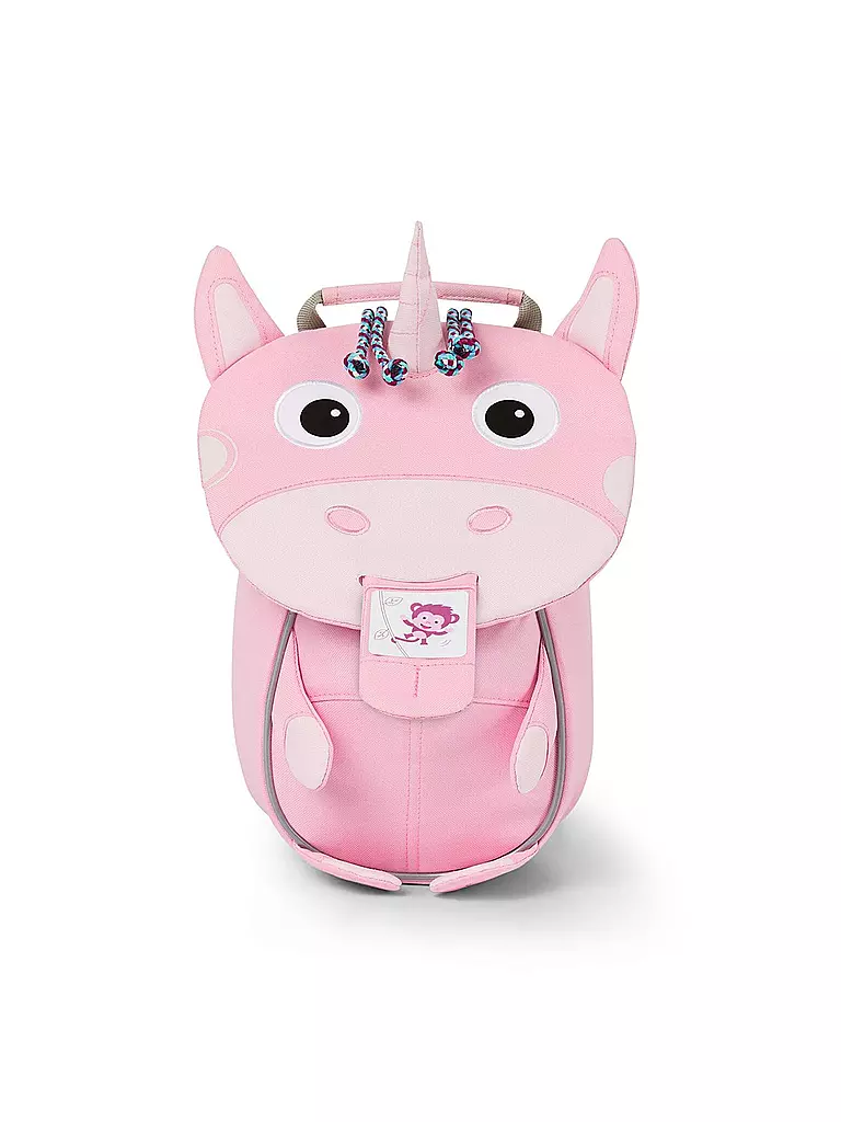 AFFENZAHN | Kinder Rucksack Kleine Freunde - Einhorn | rosa