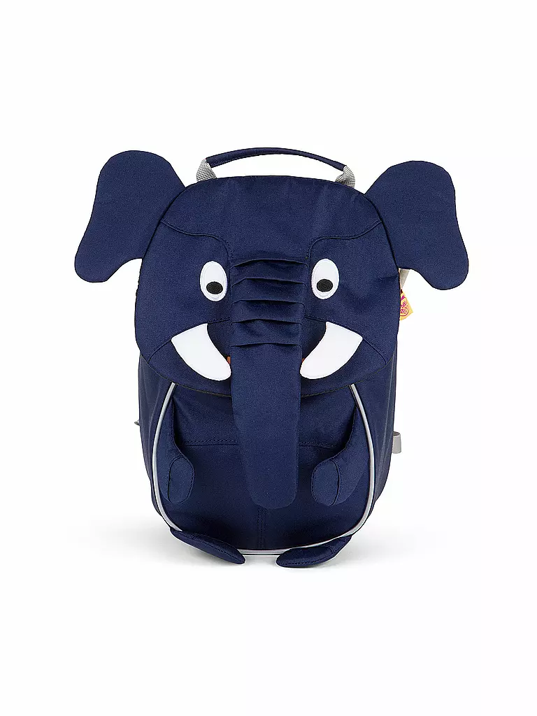 AFFENZAHN | Kinder Rucksack Kleine Freunde - Emil Elefant | dunkelblau