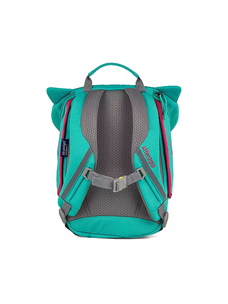 AFFENZAHN | Kinder Rucksack Kleine Freunde - Eule | grau