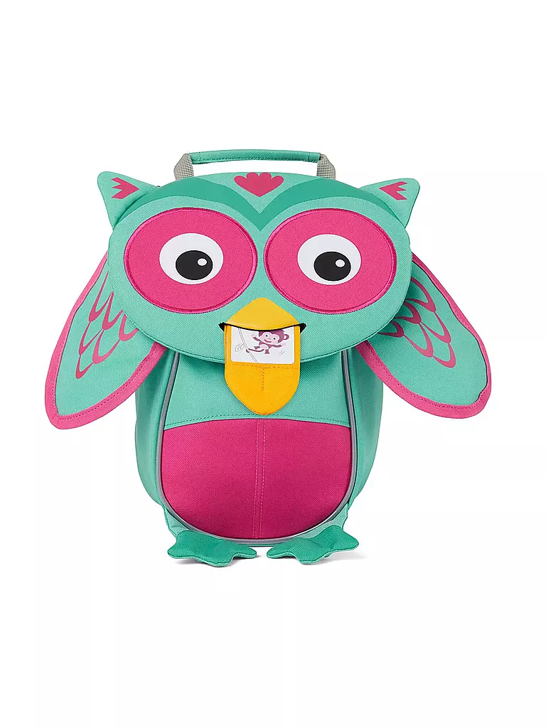 AFFENZAHN | Kinder Rucksack Kleine Freunde - Eule | blau