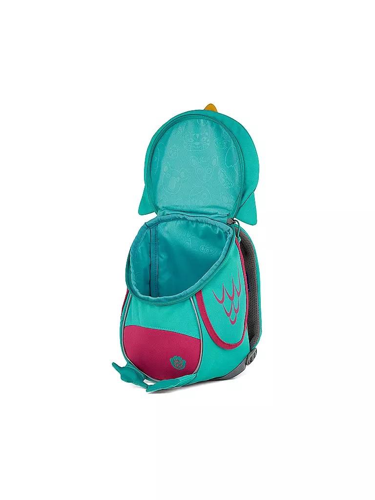 AFFENZAHN | Kinder Rucksack Kleine Freunde - Eule | grau