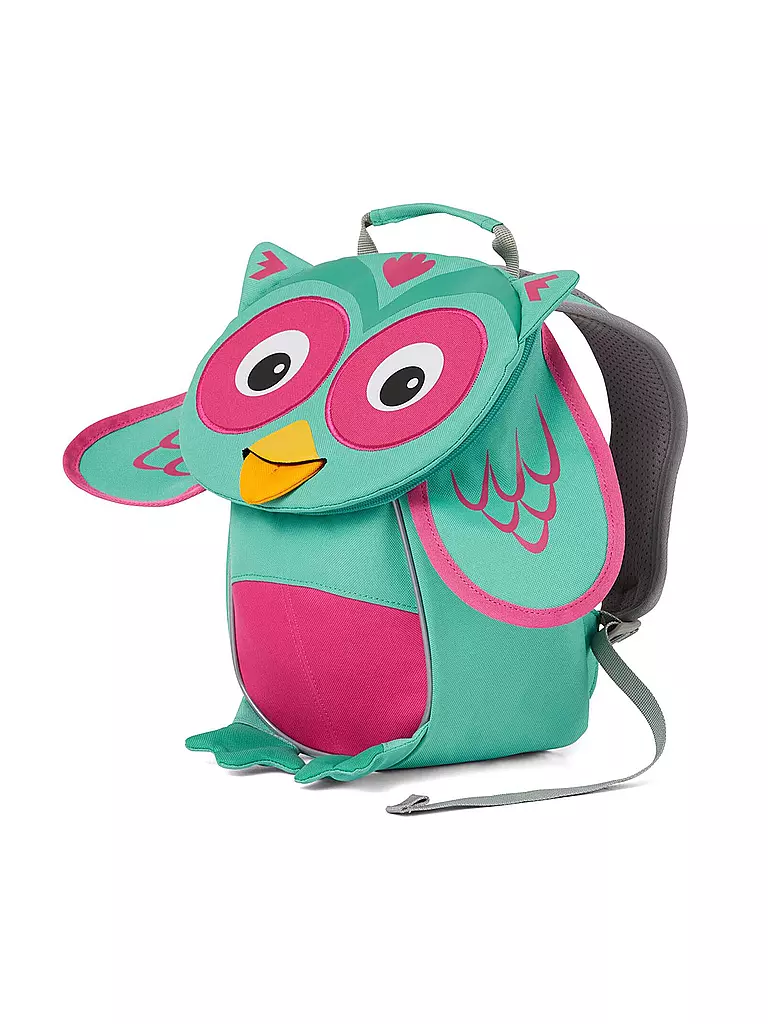 AFFENZAHN | Kinder Rucksack Kleine Freunde - Eule | blau
