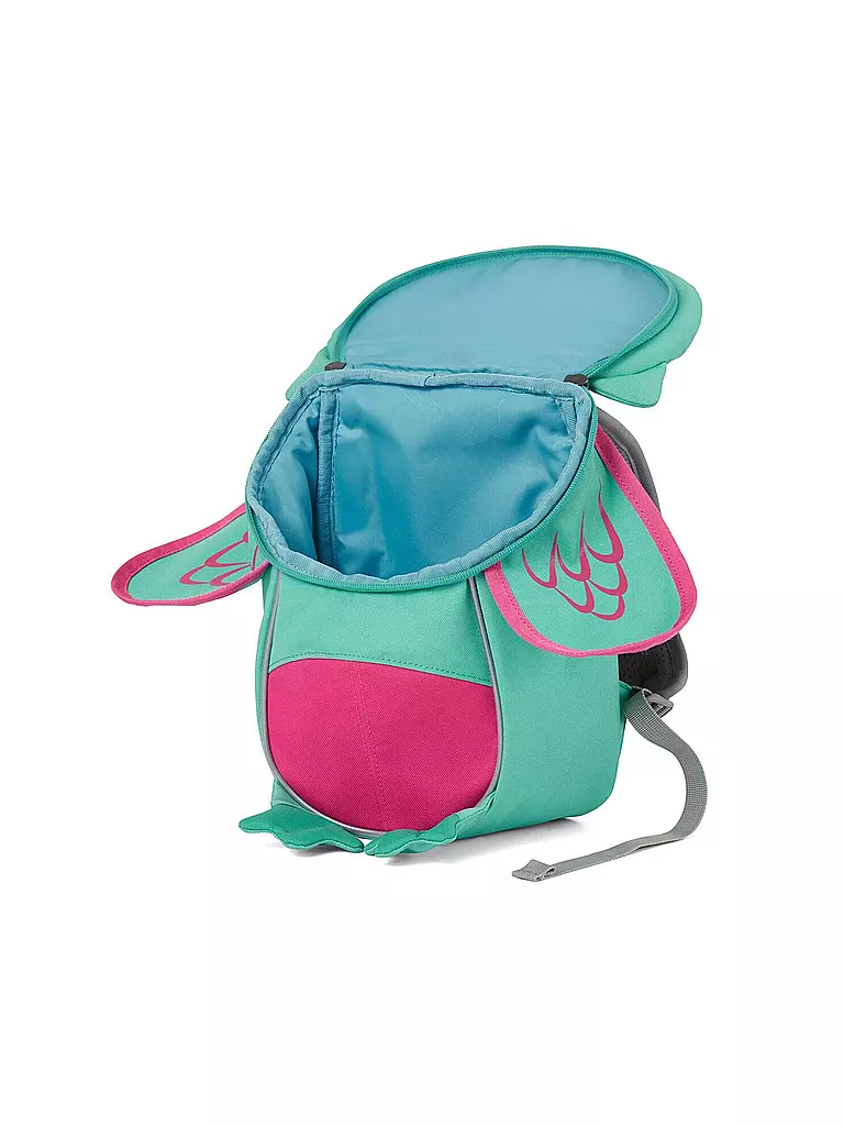 AFFENZAHN | Kinder Rucksack Kleine Freunde - Eule | türkis