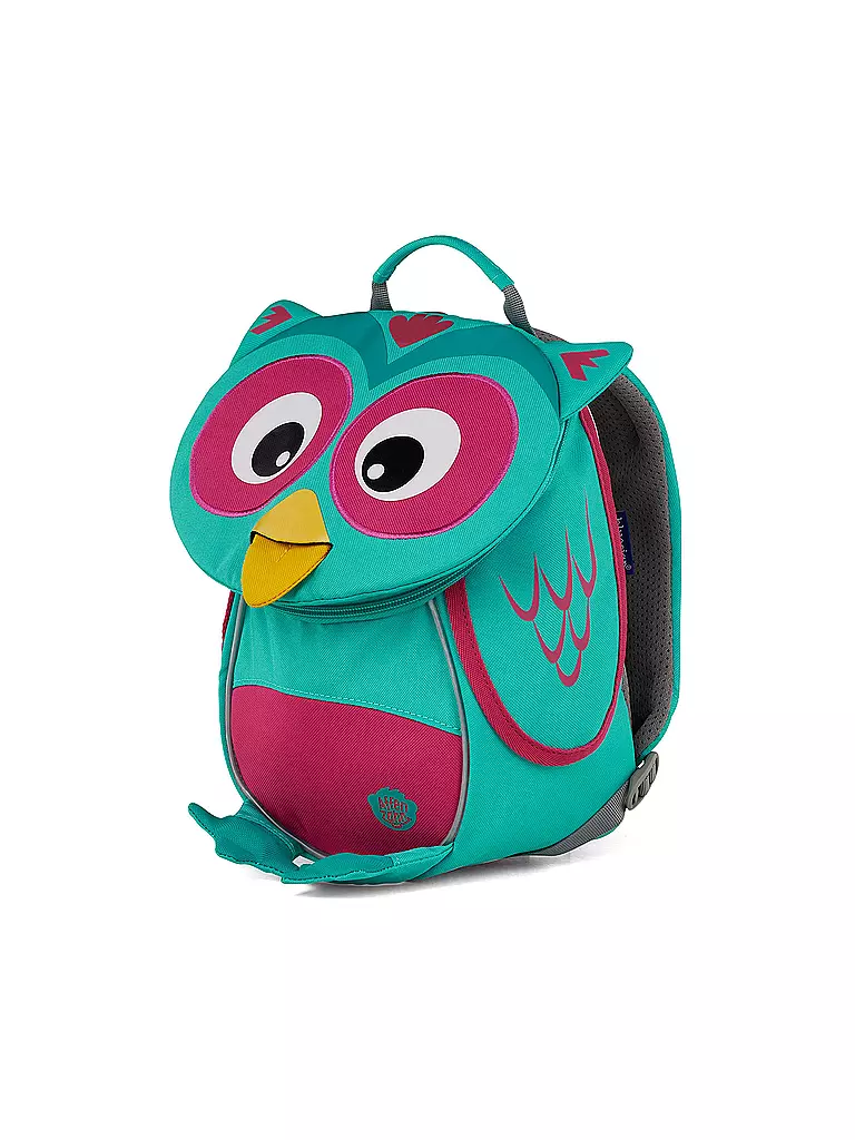 AFFENZAHN | Kinder Rucksack Kleine Freunde - Eule | grau