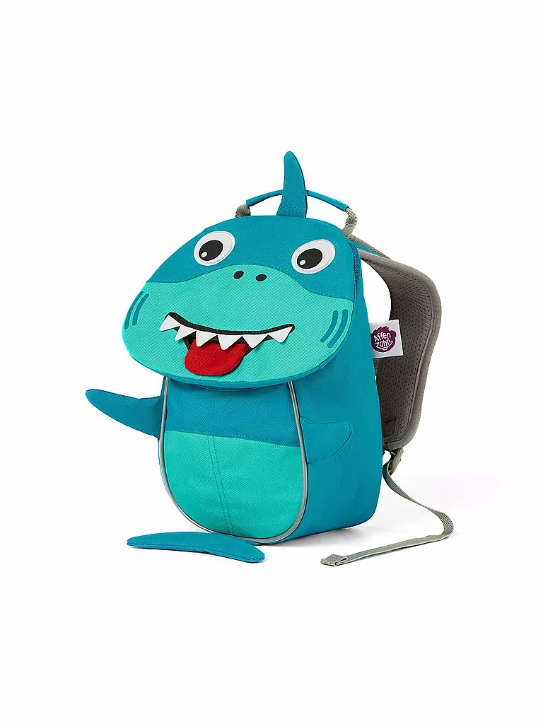 AFFENZAHN | Kinder Rucksack Kleine Freunde - Hai | blau