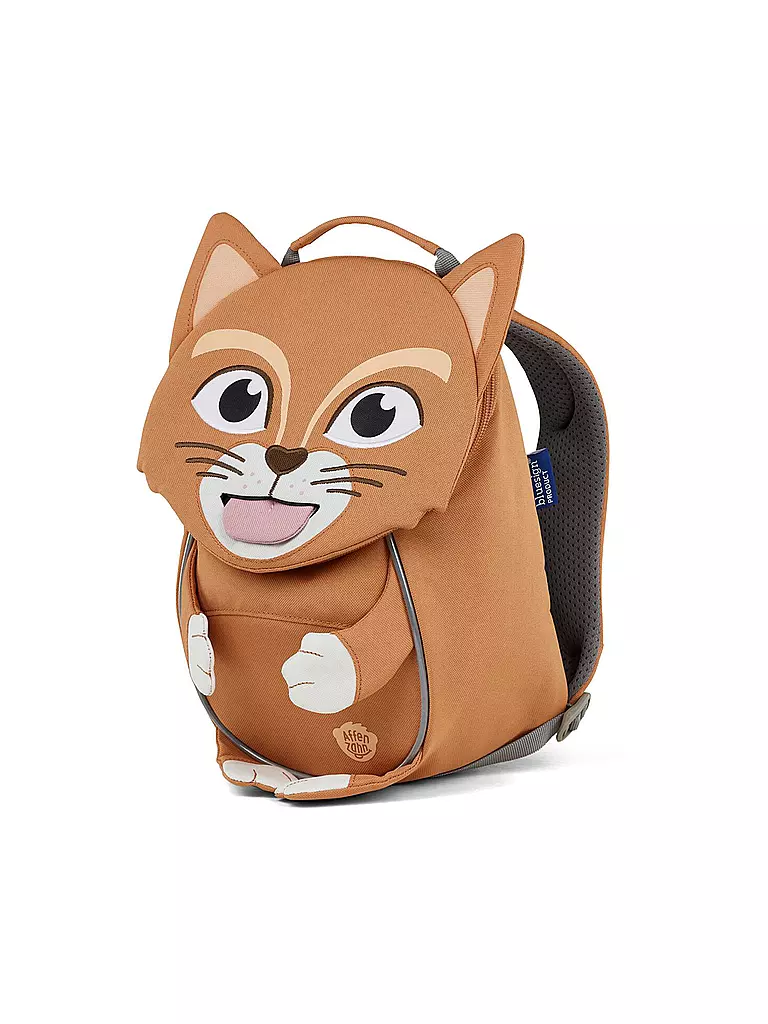 AFFENZAHN | Kinder Rucksack Kleine Freunde - Katze | rosa