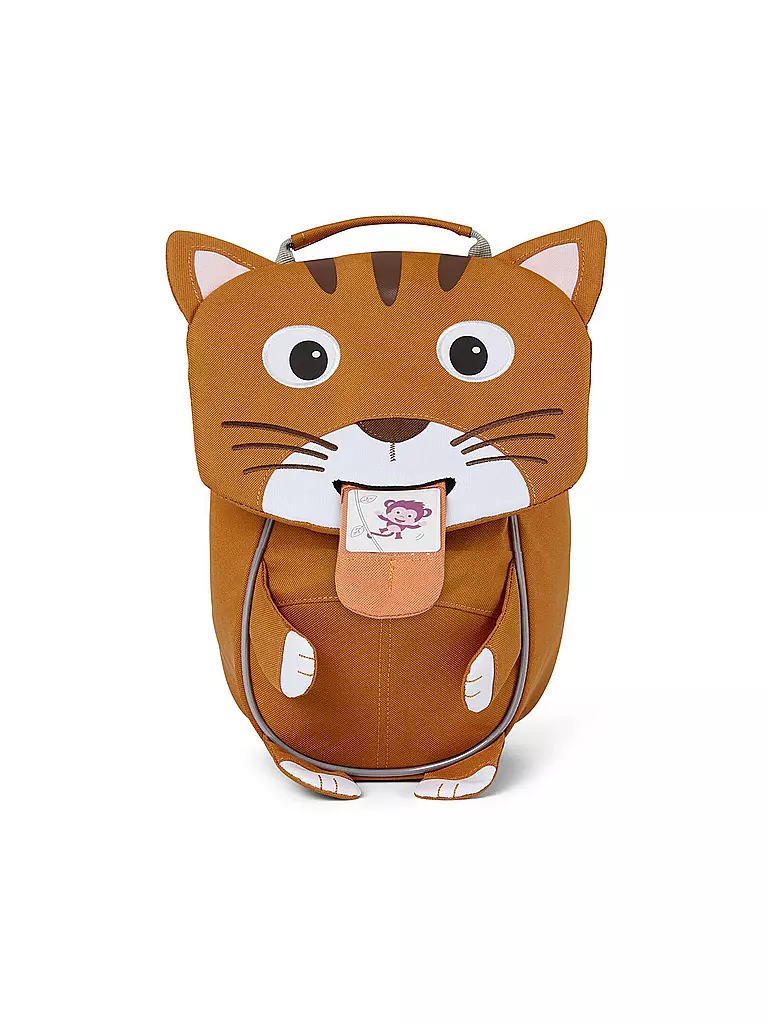 AFFENZAHN | Kinder Rucksack Kleine Freunde - Katze | blau