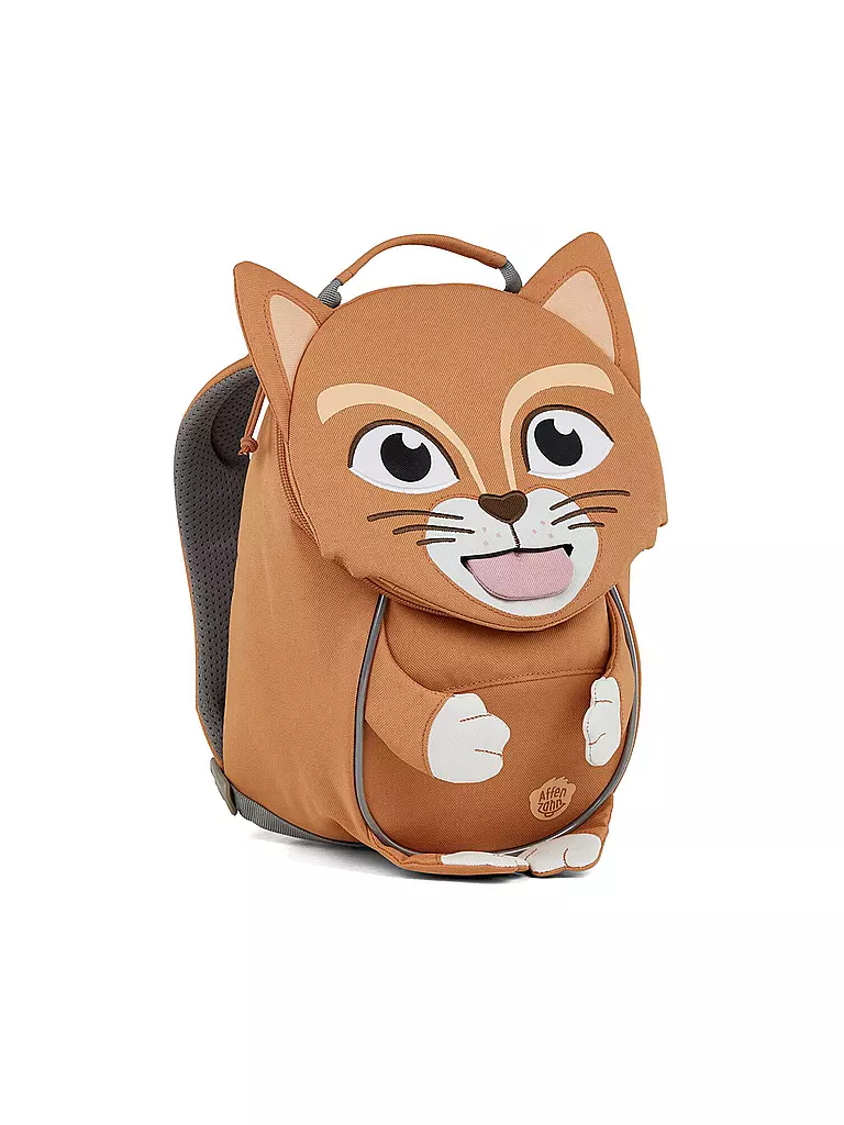 AFFENZAHN | Kinder Rucksack Kleine Freunde - Katze | rosa