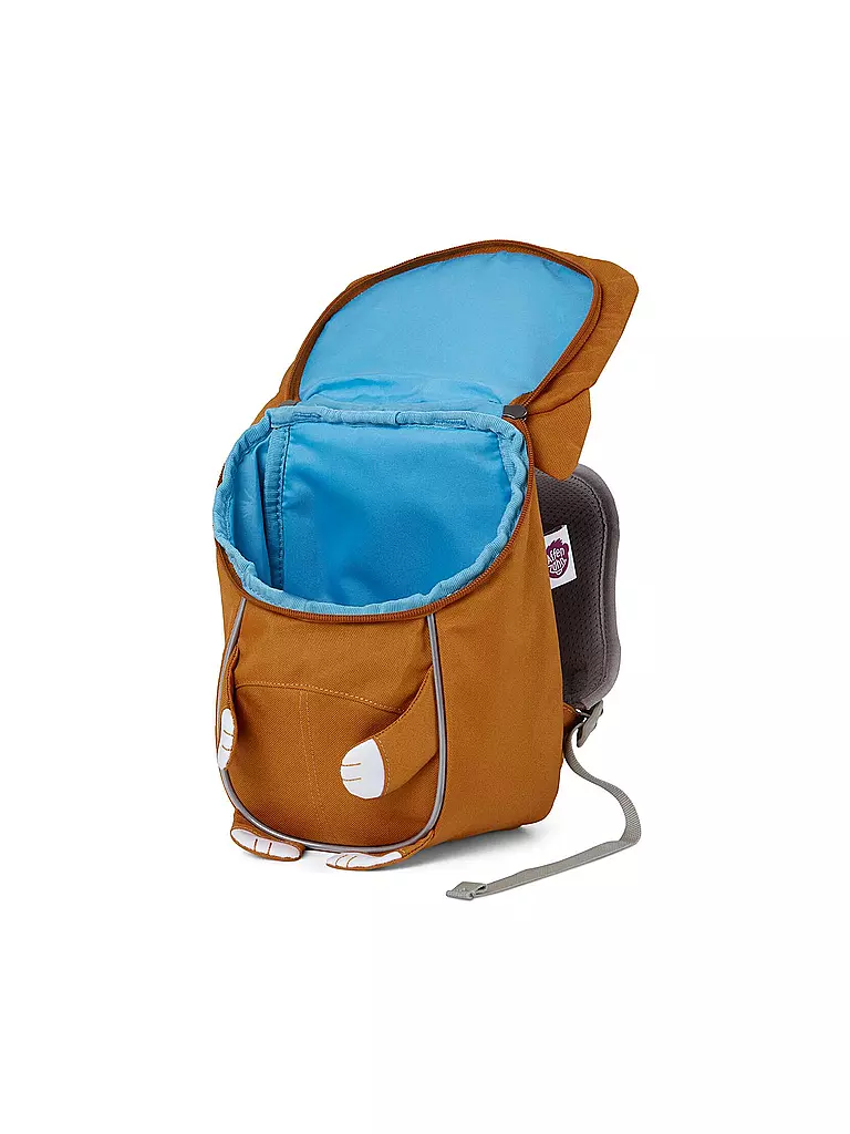 AFFENZAHN | Kinder Rucksack Kleine Freunde - Katze | blau