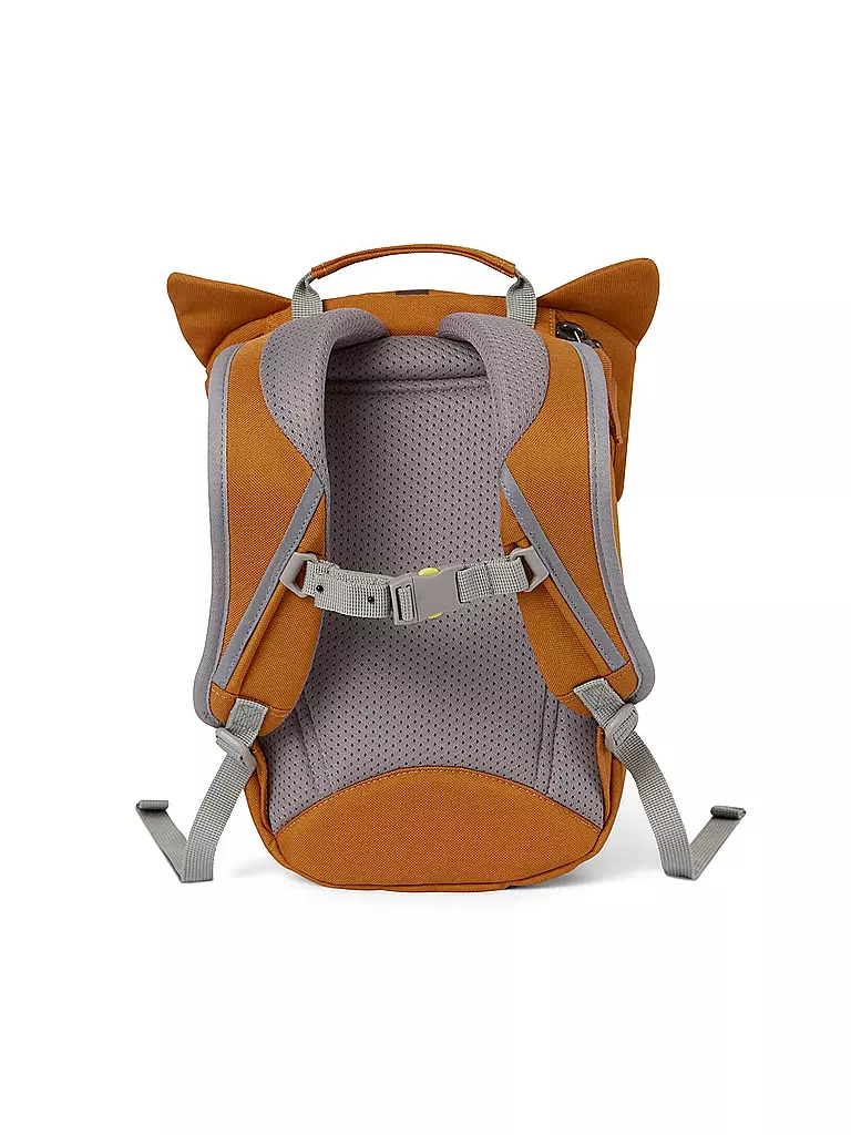 AFFENZAHN | Kinder Rucksack Kleine Freunde - Katze | braun