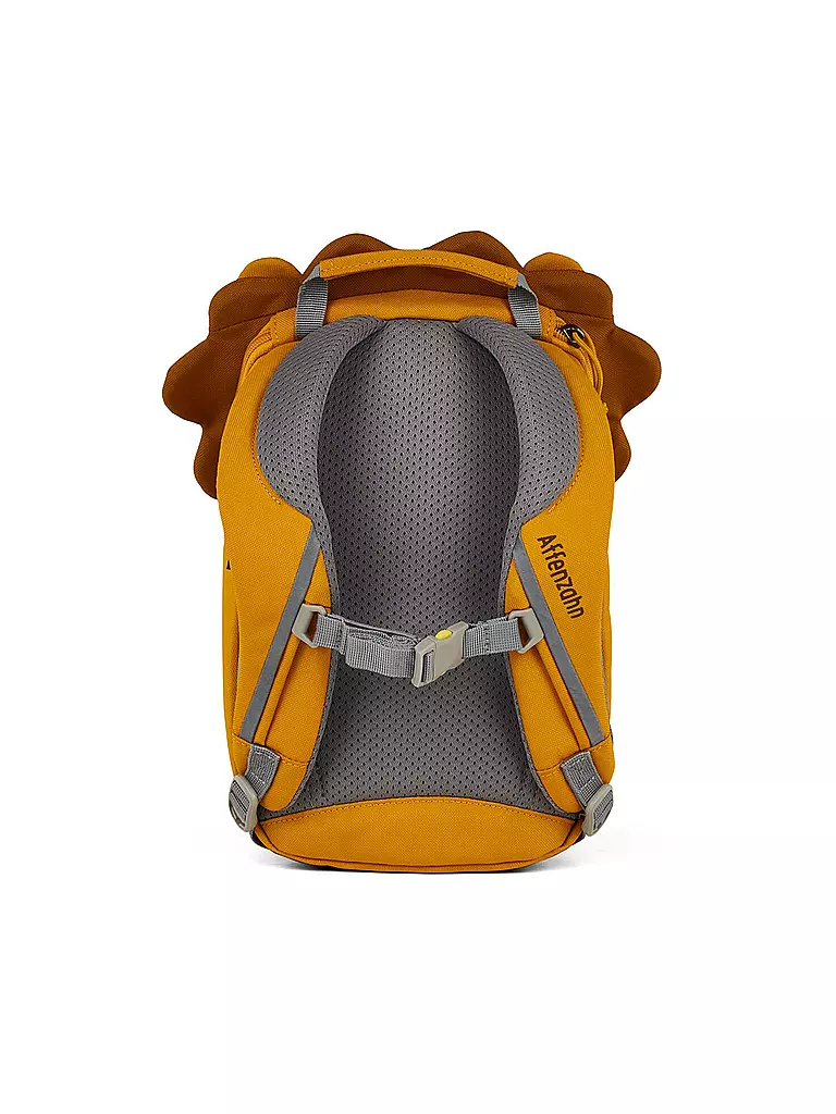 AFFENZAHN | Kinder Rucksack Kleine Freunde - Löwe | orange