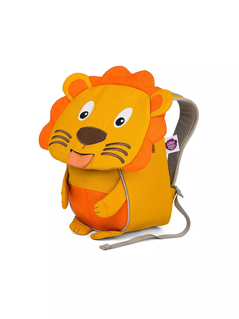 AFFENZAHN | Kinder Rucksack Kleine Freunde - Lena Löwe | orange