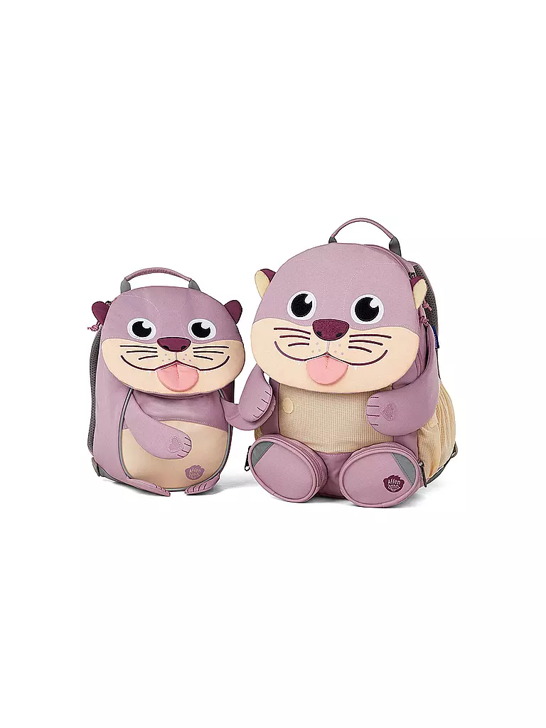 AFFENZAHN | Kinder Rucksack Kleine Freunde - Otter | blau