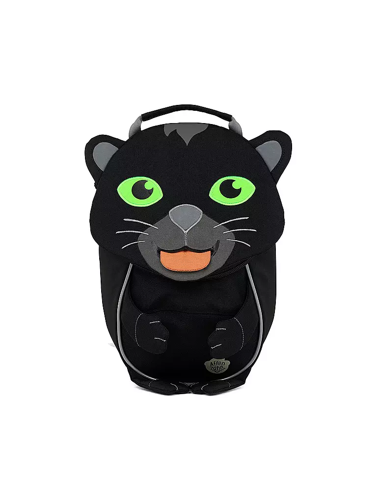 AFFENZAHN | Kinder Rucksack Kleine Freunde - Panther | schwarz