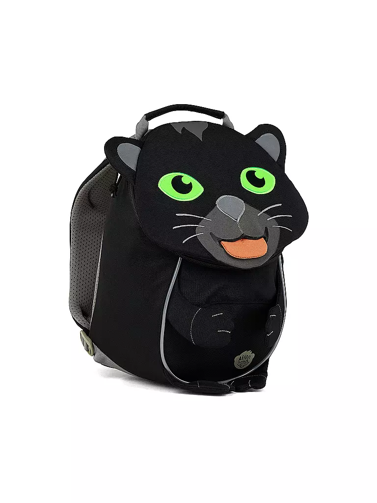 AFFENZAHN | Kinder Rucksack Kleine Freunde - Panther | schwarz