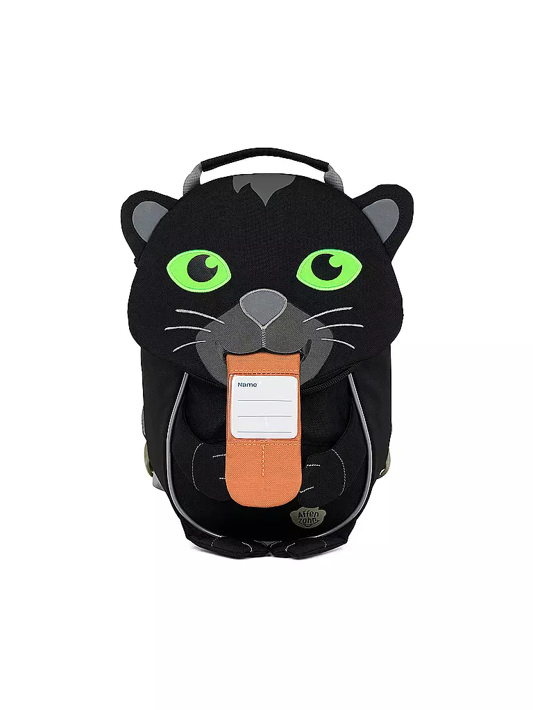 AFFENZAHN | Kinder Rucksack Kleine Freunde - Panther | schwarz